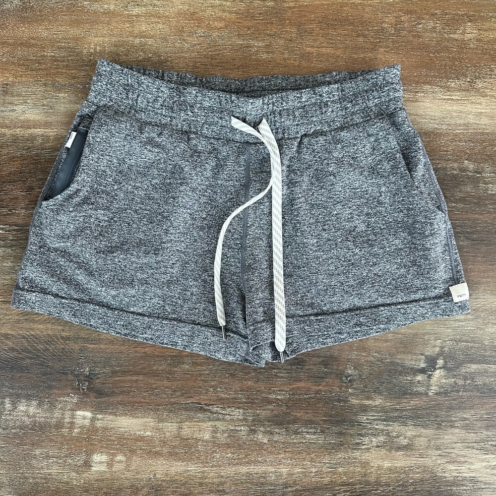 Vuori Halo Dream Knit Shorts Women’s Sz Small Lounge Drawstring Pockets - Picture 2 of 8